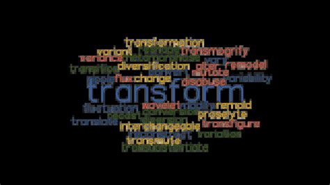 Transformative synonyms